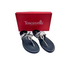 Toscanella women sandals black us 8.5 New